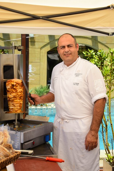 Lunch by the pool at Kempinski Summerland Hotel & Resort